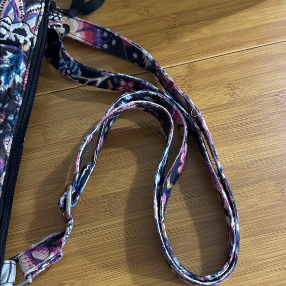 Vera Bradley Triple Zip Hipster Moonless Night Crossbody Purse Bag 11x11 - Picture 6 of 7